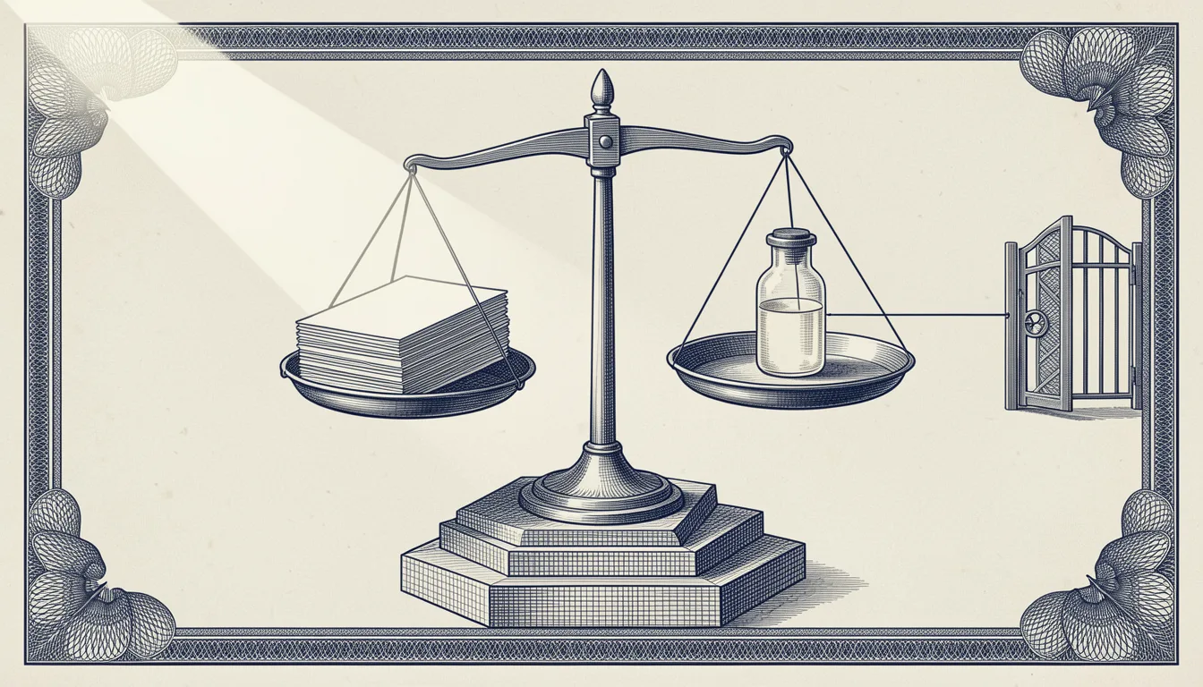 Illustration: 3-line check: can your startup shares sell in a direct listing